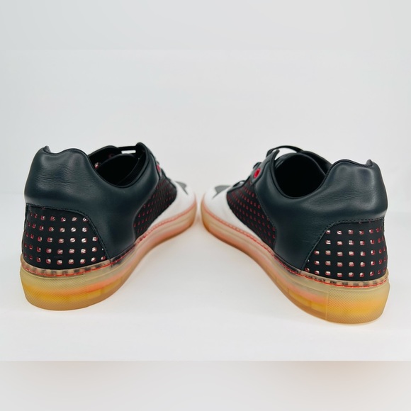Balenciaga Perforated Navy Leather Translucent Men Sneakers. Size EU 39 - Picture 14 of 16